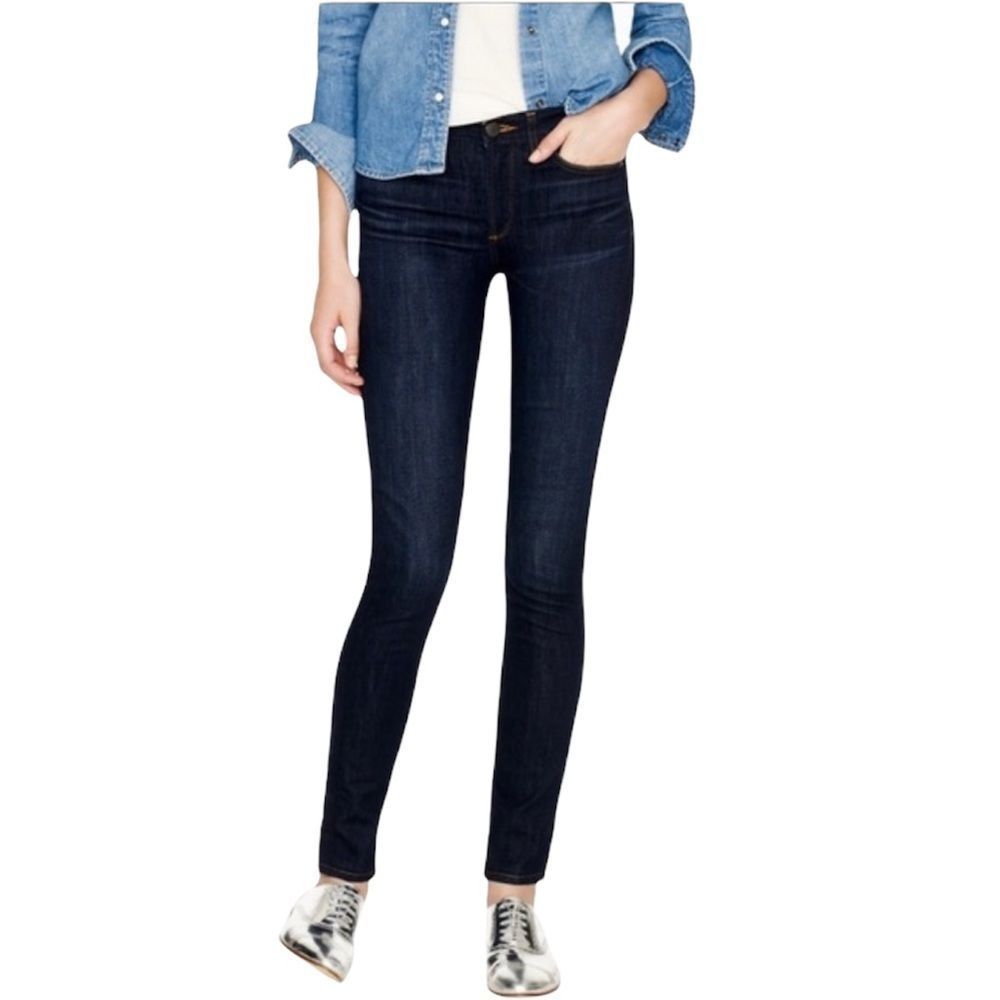 J. Crew Toothpick Jeans dark wash size 24